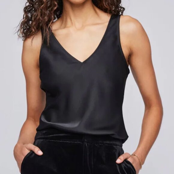 Gentle Fawn - Alessia Satin Tank - Black - XS - Picture 4 of 4